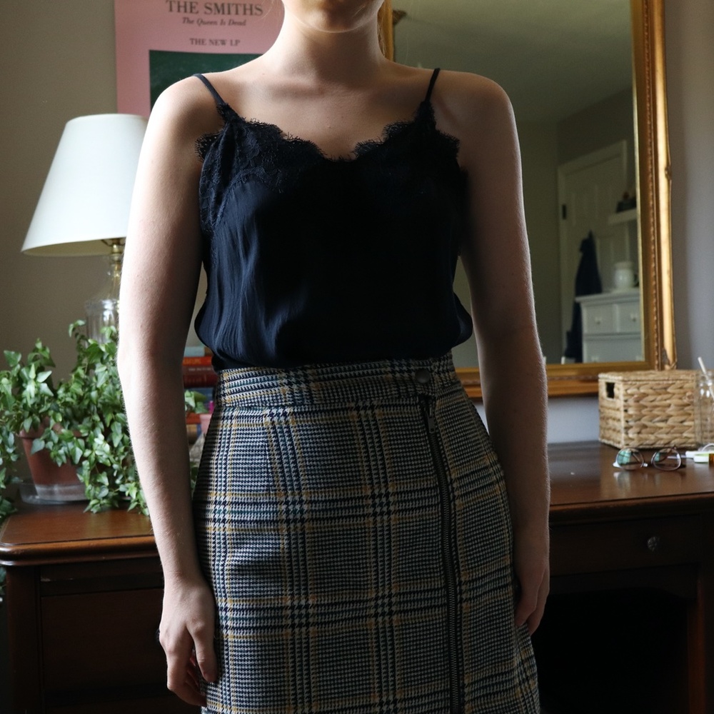 Abercrombie and Fitch Dainty Lace Slip Cami